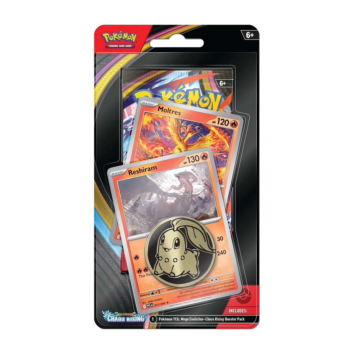 Chaos Rising Premium Checklane Blister (Reshiram)