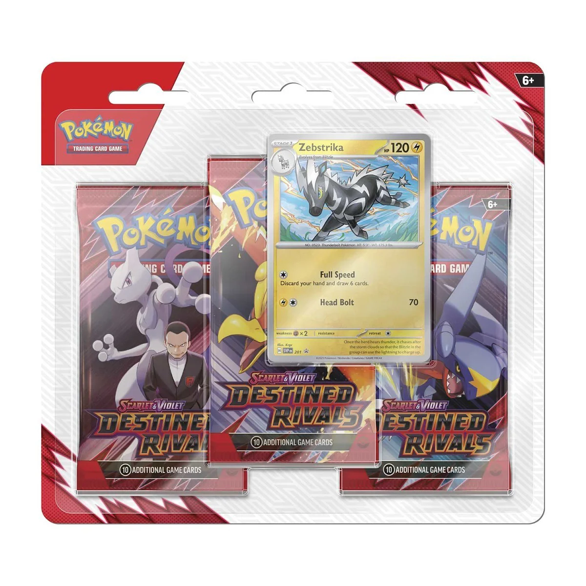 Destined Rivals 3-Pack Blister (Zebstrika)