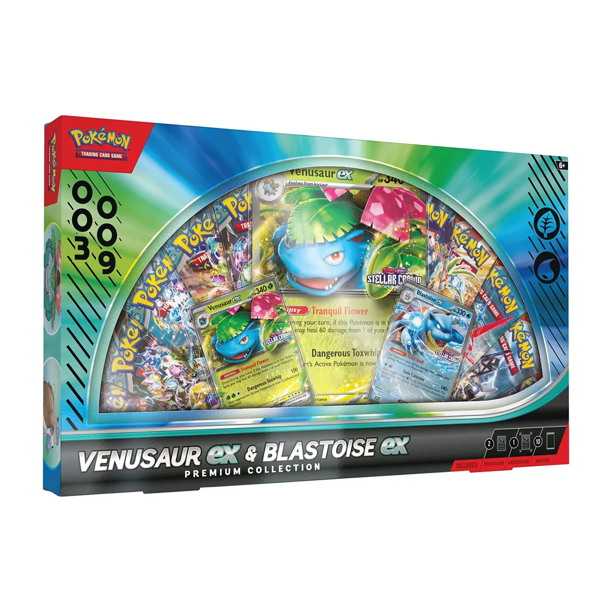 Venusaur ex & Blastoise ex Premium Collection